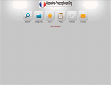 Tablet Screenshot of annuaire-francophone.org